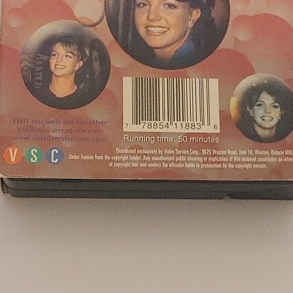 VINTAGE Britney Spears STAR BABY SCRAPBOOK VHS TAPE Unauthorized Biography 1999 - Picture 3 of 6